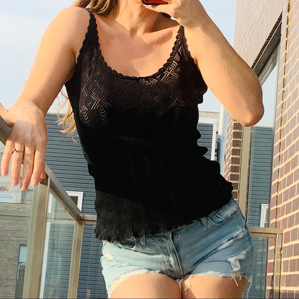 UniQlo Japan Lace AIR Comfort Tank Top BodyWarmer